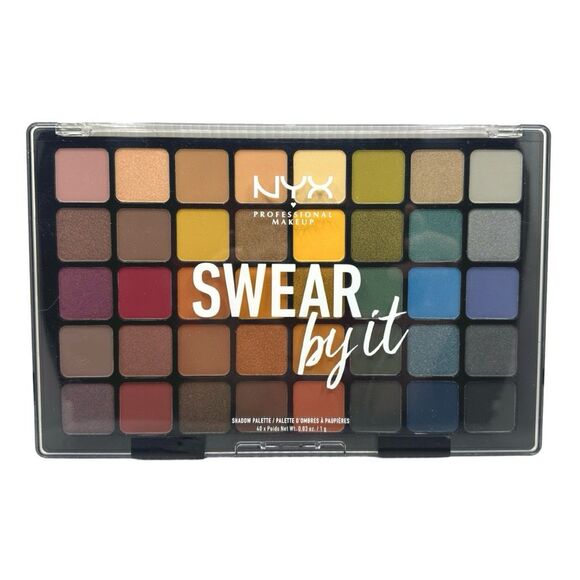 NYX Professional Makeup Swear By It Shadow Palette - 0.03 oz / 1 g x 40 - Picture 1 of 3